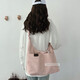 Xiaomi (MI) Leichte Leinwandtasche mit großer Kapazität Frauen einzelner Schulter-Diagonal Cross Bag College-Studenten der Klassenbeutel Freizeit und vielseitig japanisches College Beige-1049 Stoff