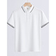 
Playboy (PLAYBOY) short-sleeved T-shirt for men's summer new POLO Paul shirt men's short-sleeved business casual lapel t-shirt top Y7027 black M /80-Jin [Jin equals 0.5 kg]