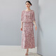 Ehangy light luxury brand dress for women 2025 summer new high-end fashion style slim and beautiful body dress Pink M