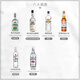 Aobeck Tequila DIY Cocktail Set Whisky Wodka Brandy Gin Rum Wein Kombination Sechs Basiswein Fortgeschrittene 6 Flaschen