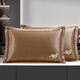 Écoute d'oreiller en soie de glace d'été Double face Été Cool Mat Oreiller Core Core Single Rattan Pouteau d'oreiller adulte Home One Paire Ice 679-7 Zishulin Worew Case (une paire) 48x74cm