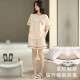 Pioneer 2025 Nouveau pyjamas d'été à pics pour femmes coton pur short à manches courtes minces vêtements sucrés sweet home two-yey set yzt9859 ensemble à manches courtes 3xl code [recommandé 160-180jin [Jin est égal à 0,5 kg] usure] Taille moyenne
