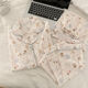Jingpufei Pajama de cachorros de dibujos animados para mujeres en verano Cabina de seda del algodón delgada Ropa de tres piezas Set Yunduo Cotton-9906# Star Puppy Set de tres piezas L [sugerido 100-120Jin [Jin iguala 0.5 kg]]]