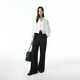 
Peacebird women's jacket shirt style women's short temperament fashionable jacket women's texture white S