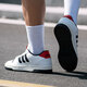 Adidas Мужская обувь и женская обувь 2025 Summer New Break Start Classic Sports Shoes Low Top Casual Shoes KK1283 Белый черный и красный 38,5