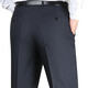 Siete lobos primavera y verano pantalones de seda de moras delgados para hombres delgados pantalones de seda de secundaria de mediana edad para hombres pantalones para hombres de mediana edad F9905# elegante gris 29 (2 pies 2 cintura)