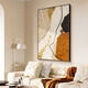 Long time no see living room decorative painting modern simple large floor-to-ceiling mural light luxury abstract high-end sofa background wall hanging painting