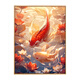 Koi springende Dragon Gate DIY Digital Ölmalereiempfindliche Aufnahmeuntersuchung Geburtstagsgeschenk handgefertigt Ölmalerei Handmalerei