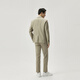 Jinba men's business casual spring and autumn solid color suit men | BSFT1904 Khaki A L