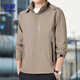ROMON jacket men's hooded autumn sports commuting casual outdoor assault jacket men's top ZHX2228 camel XL