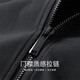 Mark WHALE (FAIRWHALE) high-density windproof baseball collar jacket for men 2025 autumn new anti-wrinkle solid color business commuter jacket 1012K black thickened quilted style L (175)