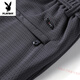 
Playboy summer ice silk pants casual pants loose large size mesh men's pants quick-drying air conditioning stretch sports pants 9902 [9-point foot] royal blue + black (two 28 [waist 2 feet 1]