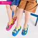 Ipanema Summer Baby IX Series Cartoon Croc Shoes for Boys and Girls Summer Baotou Sandals 83188 Pink-LOVE 24