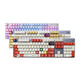 Logitech genuino logitech k845 teclado mecánico con cable, eje de té verde y rojo juego de deportes electrónicos de escritura PBT PBT Desempaquetado Logitech K835 Teclado mecánico, juego de eje rosa, rojo y rojo Sports Eports preferidos
