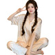 Pajama de seda de hielo transfronterizo antártico para mujeres Lindo estilo Bear Summer NUEVO ALIMO ALIMO CAREATE Pantalones de manga corta Conjunto de ropa para el hogar YFY9905# M 170 [sugerido 80-100Jin [Jin iguala 0.5 kg]]]