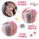XPEL colorful dirty braided hair rope children's braided hair colorful rope hair accessories girls braided hair ribbon hair rope festival performance headdress colorful braided hair rope 32 pieces