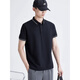 
Playboy (PLAYBOY) short-sleeved T-shirt for men's summer new POLO Paul shirt men's short-sleeved business casual lapel t-shirt top Y7027 black M /80-Jin [Jin equals 0.5 kg]