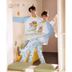 Gong Die Light and Soft Crayon Shin-chan Spring and Autumn Couple Pajamas Women's Long Sleeve Cute Casual Homewear Set Men's