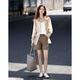 
Demana [Sweet Oxygen Dopamine] Spring and Autumn Breathing Sense Lycel Lapel Shirt Light and Slack Shirt Women's Top