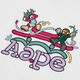 
AAPE joint Ksaner men's clothing spring and summer Chengdu city series short-sleeved T-shirt 9734XXO WHX/white M single size