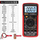 Yusenyi Customized Intelligent Anti-Burn Digital Multimeter DT9205A/D Chinesische Panel Hochvor-Präzisionsmesser Elektriker Hausreparatur XJ9205A Flaggschiff-Version mit 9-V-Batterie/Chinesisch geliefert
