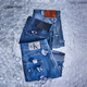 Calvin KleinJeans【凉感】25春夏新款男士休闲通勤ck弹力修身牛仔裤4RAB727 0R7-牛仔深蓝 33