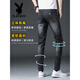 Playboy (Playboy) zerrissen Jeans Frühling und Herbst 2025 neuer Stil Casual Stretch Sommer Dünne schlanke Füße Herren -lange Hosen 6636 Grau 29