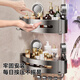
Baihan Suction Cup-type Bathroom Storage Rack No Punch Bathroom Triangle Wall-mounted Toilet Toilet Stool Rodge Storage Basket