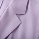 
Fiber Show [Intellectual and capable temperament Lacele Suit Jacket] Large size women's fat mm2025 summer new style 2694 purple 6XL