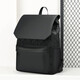 New backpack for men's trendy lightweight schoolbag simple casual travel small backpack business black diamond matte