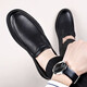 Kangaroo (Daishu) gebrochene Größe 2025 Herrenschuhe Herbst neue oberste Schicht Cowide Business Lederschuhe Männer ein Fuß mittleren Alters Schuhe mit mittlerem Alter.