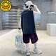 G.Duckkids Boy Vest Set Summer 2025 Новый средний и большой детский костюм Летний красивый мальчик летний рукавиц
