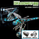 Oksson Модные строительные блоки Deep Sea Maintion Machinery Whale Blusts Blusts Blusts Model Model Model Diy Diy Dist Gift [Электрическая версия с легкой трубкой] Полумеханическая акула-687