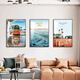 Sofa Hintergrund Wandhänge Gemälde 2025 Neueste einfache und atmosphärische Wohnzimmer Dekoration Malerei Moderne nordische Stil -Ins -Stil 13603/8561/13605 40*60 elegantes Goldrahmen Öl Canvas Bild
