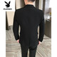 
Playboy (PLAYBOY) men's suit Korean style slim wedding groomsmen's small suit jacket for young casual business formal dress for men black [suit + shirt] tie M
