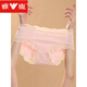 Yalu Pure Lace Lady Atavo Cotton Pure Algody Contads Sexy Hollow Hollow Breathable Girls Shorts 2025 Nuevo paquete de estilo 6628 Powder + 6628 Powder + 9056 Powder + 905 6 Pieces One Size 80-120Jin [Jin iguala 0.5 kg]