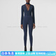 Burberry (Burberry) stilvoller und vielseitiges exklusives Logo voller Druck flach gewebtes Styling-Hosen für Frauen dunkelblau dunkelblau xxs