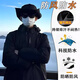 冲锋衣男款2024新款夏季薄款户外三合一外套软壳爬山服女防风登山 6628黑色【女款】 M