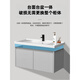 Keramik integriertes Waschbecken Waschbecken Waschbecken Haushalt Badezimmer Taichung Einer Becken Waschbecken Badezimmerschalter Top 50 Breite 11150 Einzelbecken Drain + Installation Kleber [hinzufügen