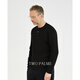 TWO PALMS imported 100% Merino wool Henry collar sweater men's sweater thin spring and autumn black L