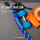Korsberry Keychain Costa Fitness Bag Dumbbell Decoration Power Men and Women High apariencia Azul Naranja-MIU Twisted Ring Rope