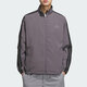 Adidas Jacket Men's Men's 2025 Summer New Sportswear Taven Hestablese Loak Commedial Casual Stand Jacket Kc3893 Темно -серый XL