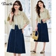 Tachimis Touch Miss Light Luxury Fashion Trend Veste pour les femmes 2025 Été Nouveau et polyvalent Protection solaire Vêtements Cardigan Vêtements de femmes extérieurs beige M Beige M