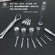 Japan Fukuoka original screwdriver sleeve ratchet wrench combination set screw inner and outer hexagon batch tool FO-9215 precision telecommunication comprehensive set