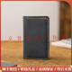 GOLFERY light luxury brand men's card bag men's handmade wax thread sewn genuine leather certificate bank card storage card cover card clip brown 6 card digits