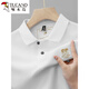 Holzpezer Sommer Neues pures Baumwoll-Männer-Kurzärärmel-Polo-Hemd gesticktes Revers-T-Shirt großer Vielseitigkeit, halbärmeligter Männerkleidung 6626 Tiefkhaki M 48 [Empfohlen 100-125 Jin [Jin gleich 0,5 kg]]