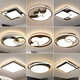 Lámpara de techo de Opudakochi sala de estar Guangdong Zhongshan Lámpara de techo de la sala de estar moderna lámpara de balcón de estudio simple de balcón nuevo estilo 9215 aromático 50 cm negro extremo
