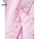 Holzspecker (Tucano) Marke Tail Ware Counter Cleeber Label Herren-Baumwollhemd atmungsable sommer saubere Farbe Mode Baumwolle Komfortable Kurzärmel-Hemd Pink S 165/84a/3895-105Jin [Jin gleich 0,5 kg]
