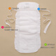 Pantalon à couches pour bébé ours à carreaux Pouches de couches lavables en été en été imperméable imperméable et à l'épreuve d'urine pour bébé coton de coton Nouvelle vie (coton écologique à trois couches) 1 pack