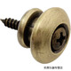 Zannie Bronze Guitare Bouteau Bouton Ukulele Tail Nail Bass Bass Fixe Boucle anti-glissement